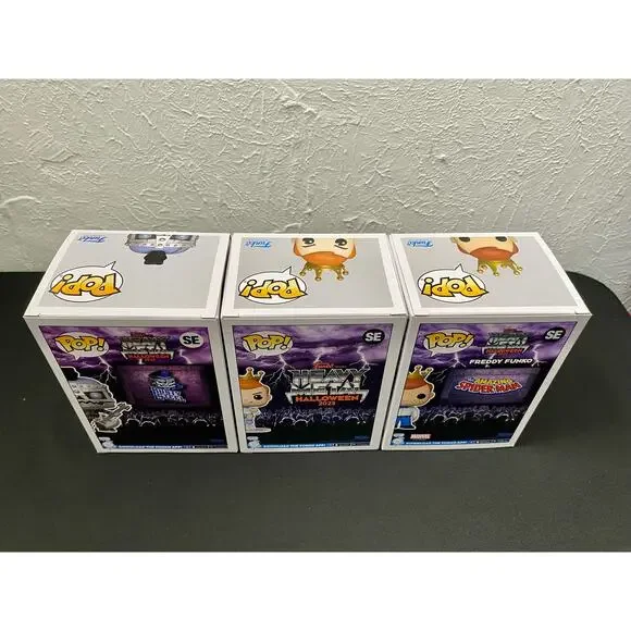 Funko Heavy Metal Halloween 2023 Box Rusty Steel, Atomic Freddy, Freddy Mysterio - Picture 7 of 13